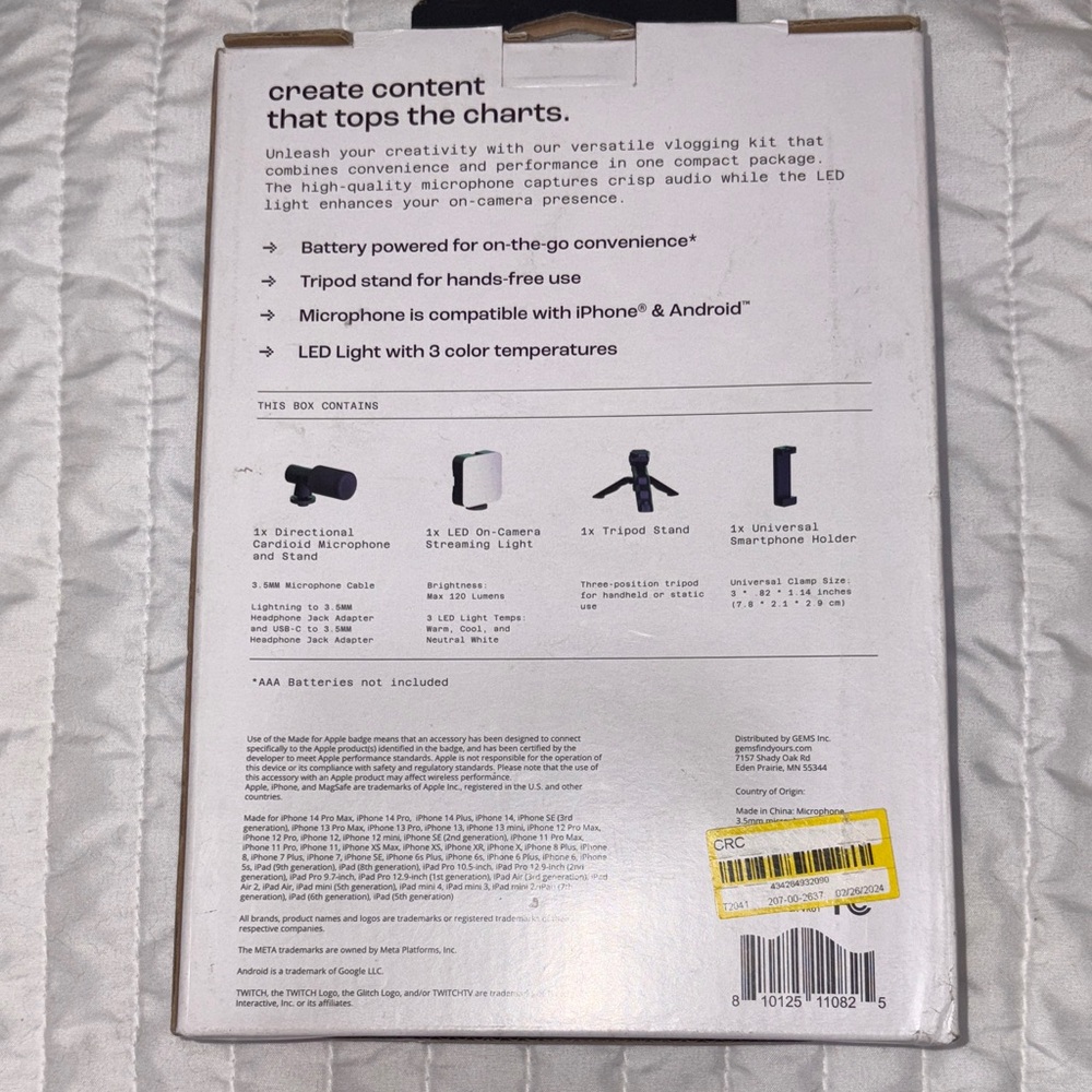 NORTH Universal Vlogging Kit - Picture 2 of 5